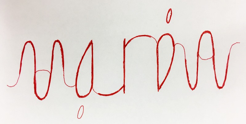 Ambigram Maria