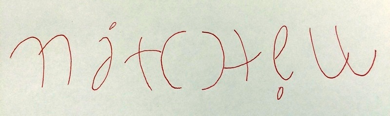 Ambigram Mitchell