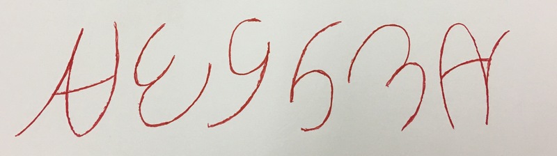 Ambigram Neshma